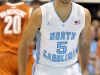 December 21, 2011: Kendall Marshall #5 shows a brief smile during NCAA Basketball game between the North Carolina Tarheels and Texas Longhorns at The Dean E. Smith Center, Chapel HIll, NC.