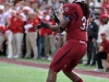 January 02 2011: Kenny Miles #31 catches a touchdown during NCAA football Capital One Bowl between Nebraska and South Carolina at Florida Citrus Bowl Stadium, Orlando, Florida.