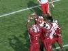 January 02 2011: Alshon Jeffery #1 catches a hail mary for a touchdown as the second quarter came to a close to give SC the lead during NCAA football Capital One Bowl between Nebraska and South Carolina at Florida Citrus Bowl Stadium, Orlando, Florida.