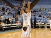 January 29th, 2012: North Carolina Tar Heels guard Kendall Marshall #5 and UNC ballboy before NCAA basketball game between the North Carolina Tar Heels and the Georgia Tech Yellow Jackets at The Dean E. Smith Center, Chapel HIll, NC.