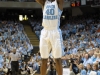 January 10, 2012: Harrison Barnes #40 in action during NCAA Basketball game between the North Carolina Tarheels and University of Miami Hurricanes at The Dean E. Smith Center, Chapel HIll, NC.