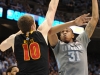 February 29th, 2012: John Henson #31 and Berend Weijs #10 in action during NCAA basketball game between the North Carolina Tar Heels and Maryland Terrapins at The Dean E. Smith Center, Chapel HIll, NC.