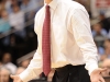 February 29th, 2012: Maryland Terrapins head coach Mark Turgeon during NCAA basketball game between the North Carolina Tar Heels and Maryland Terrapins at The Dean E. Smith Center, Chapel HIll, NC.