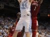 January 26th, 2012: North Carolina Tar Heels forward Tyler Zeller #44 and North Carolina State Wolfpack forward Richard Howell #1 in action during NCAA basketball game between the North Carolina Tar Heels and the North Carolina State Wolfpack at The Dean E. Smith Center, Chapel HIll, NC.