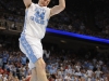 January 26th, 2012: North Carolina Tar Heels forward Tyler Zeller #44 in action during NCAA basketball game between the North Carolina Tar Heels and the North Carolina State Wolfpack at The Dean E. Smith Center, Chapel HIll, NC.