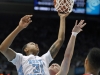 November 30, 2011: John Henson #31 in action during NCAA Basketball game between the North Carolina Tarheels and Wisconsin Badgers as part of the Big Ten/ACC Challenge at The Dean Dome, Chapel HIll, NC.