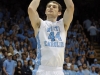 January 10, 2012: Tyler Zeller #44 in action during NCAA Basketball game between the North Carolina Tarheels and University of Miami Hurricanes at The Dean E. Smith Center, Chapel HIll, NC.
