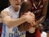 January 26th, 2012: North Carolina Tar Heels forward Tyler Zeller #44 and North Carolina State Wolfpack forward Richard Howell #1 in action during NCAA basketball game between the North Carolina Tar Heels and the North Carolina State Wolfpack at The Dean E. Smith Center, Chapel HIll, NC.
