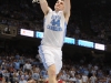 January 26th, 2012: North Carolina Tar Heels forward Tyler Zeller #44 in action during NCAA basketball game between the North Carolina Tar Heels and the North Carolina State Wolfpack at The Dean E. Smith Center, Chapel HIll, NC.