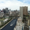 View from 1 location of my photoshoot today for Mr. Keio University 2012! Beautiful (but hot) day in Tokyo!